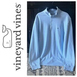 Like New Men’s VINEYARD VINES Preppy Saltwater Quarter Zip Pullover Size: XL